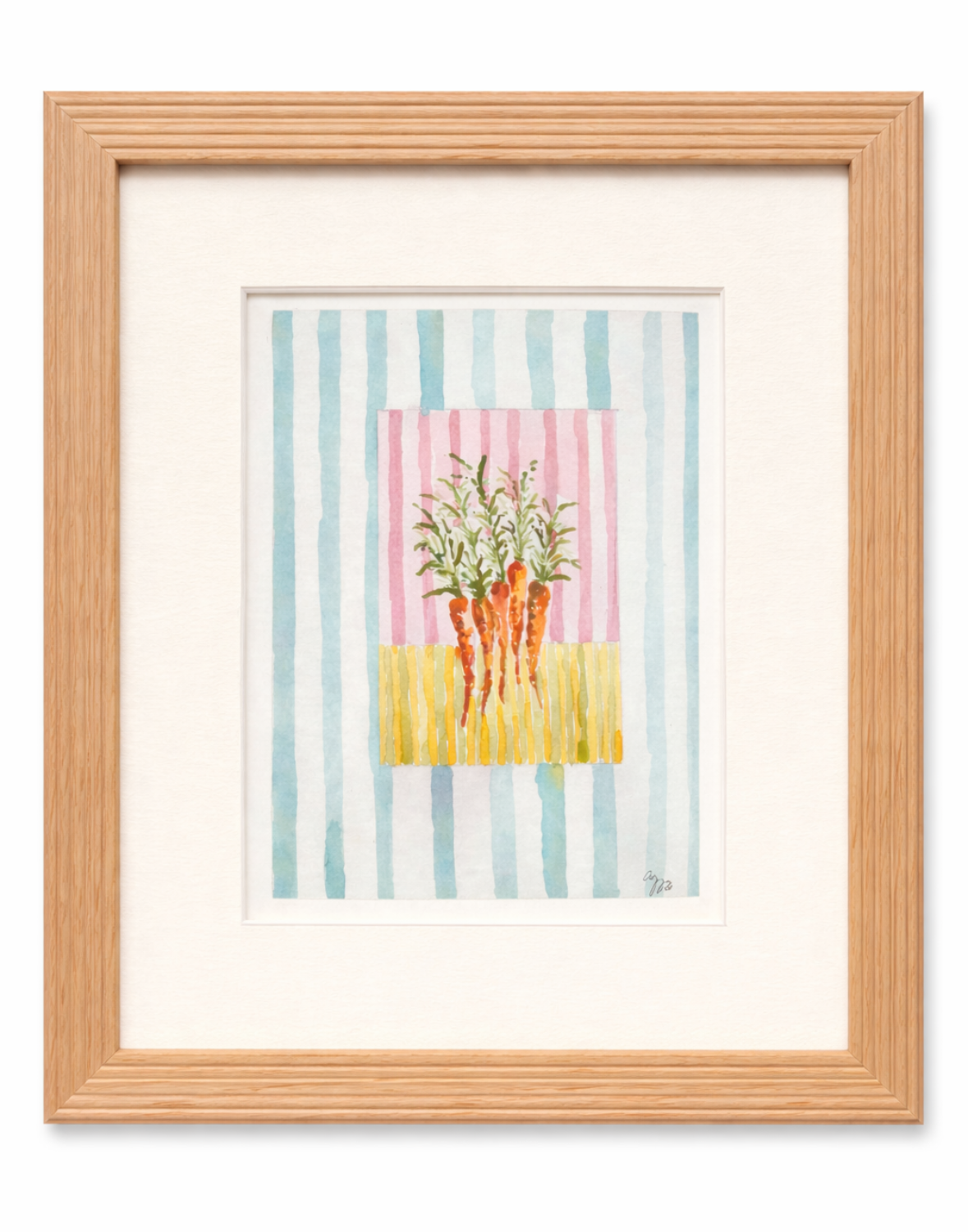 Watercolor Carrot Print