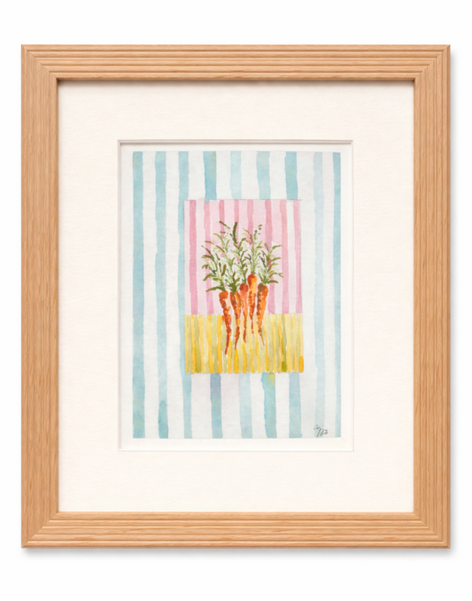 Watercolor Carrot Print